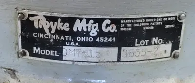 Used TROYKE DMT-15 Rotary Tables Kentucky US | Aucto #687929