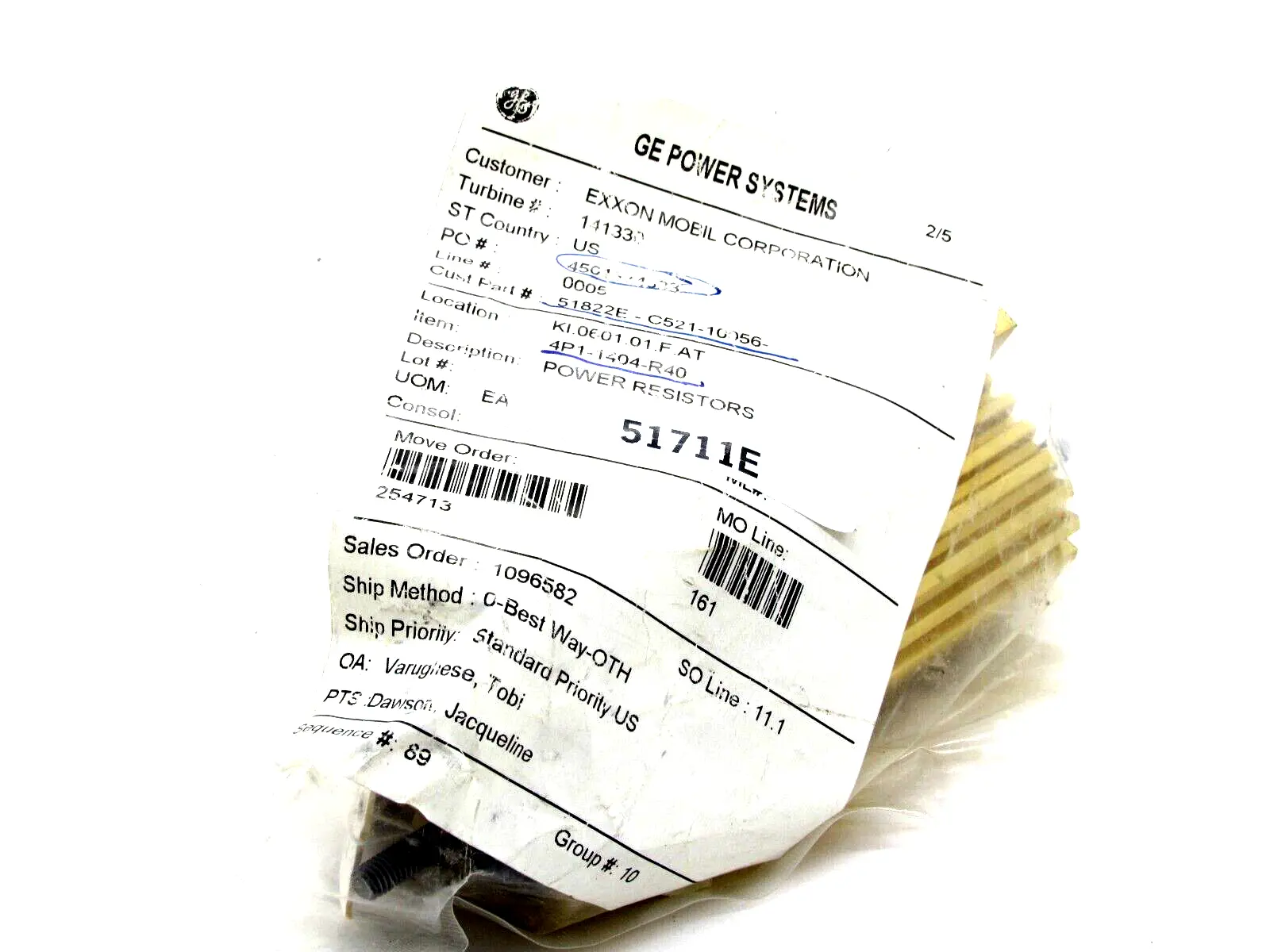NEW GE POWER SYSTEMS HSC300 47R J RESISTOR HSC30047RJ0130