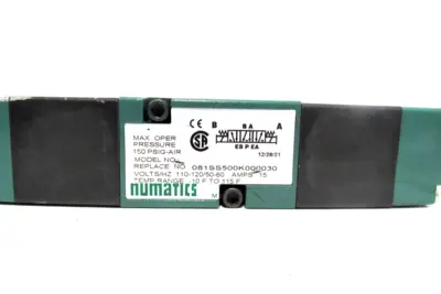NEW NUMATICS 018SS500K000030 VALVE
