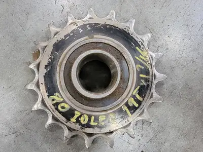Idler Roller Chain Sprocket 80C19107I, Size 80, 19 Teeth w/ ER23 Bearing