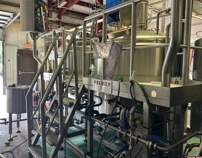 15bbl Premier Stainless Steam Brewhouse 3 vessel ready to ship!