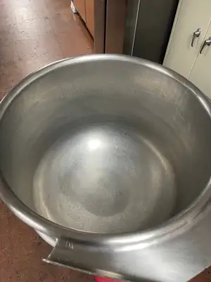 Used Cleveland Used Cleveland KET-12-T 12 Gallon Tilting 2/3 Steam Jacketed Electric Tabletop Kettle - 240V 3Ph Cooking Kettles Illinois US | Falcon Restaurant Supply #1375893