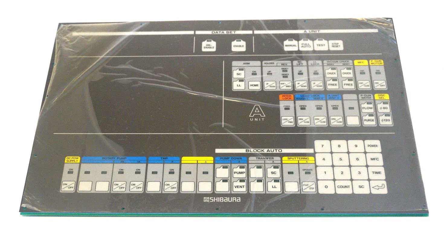 NEW SHIBAURA CD-COAT-1200 INTERFACE PANEL 2-H2052, 2-H2053, CDCOAT1200