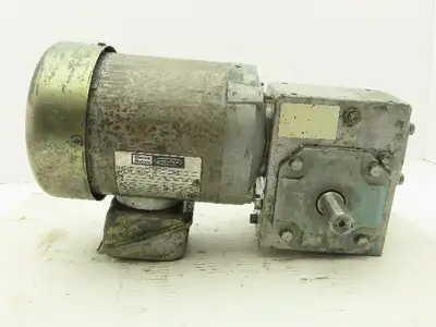 Electra Motors Dresser CK143TW 217RY Gearmotor 1Hp 460V 3PH 25:1 Reducer 69 RPM