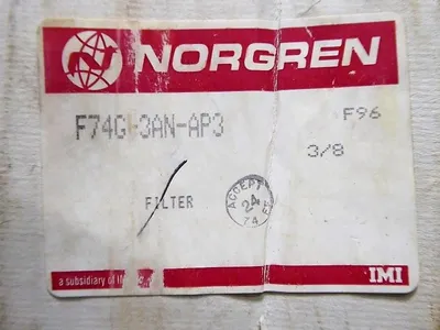 Norgren F74G-3AN-AP3 Pneumatic Valve 150PSIG 10PSIG/Bar Max Used