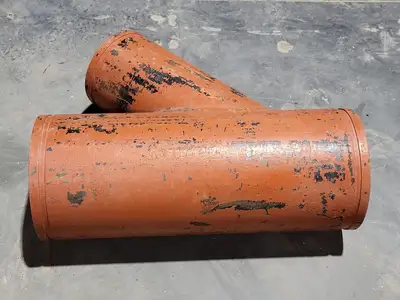 10"x10"x8" Segmentally Welded Pipe Reducing Lateral