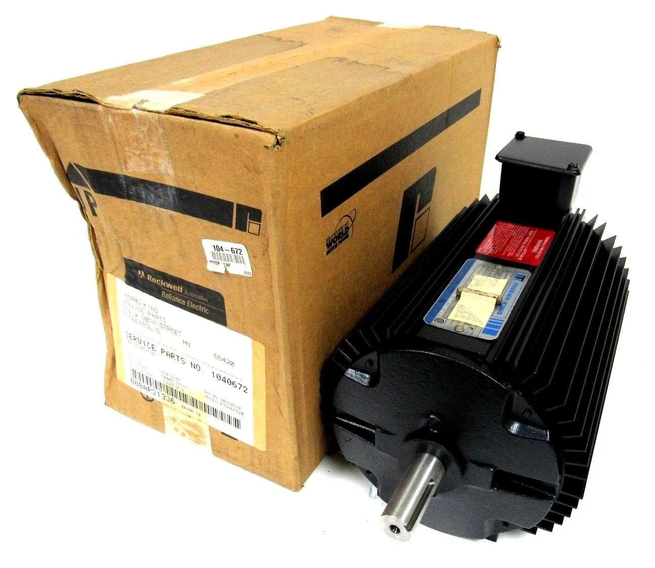 NEW THERMO KING 104-672 MOTOR B79Q6652M-AC 2C24325G01 1040672 1.5HP 230V 104672