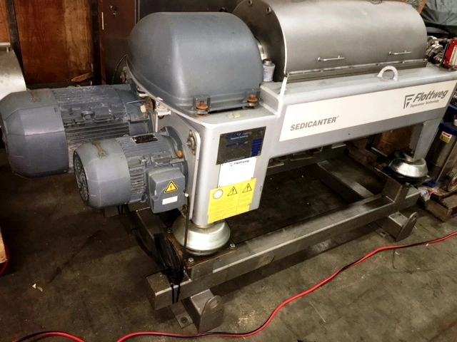 Flottweg S3E-3/408 sedicanter centrifuge, 316SS.
