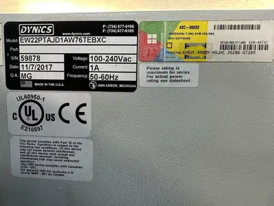 Used Dynics _UNKNOWN_ Automation Control (HMI) South Carolina US | Palmetto Automation #1155570
