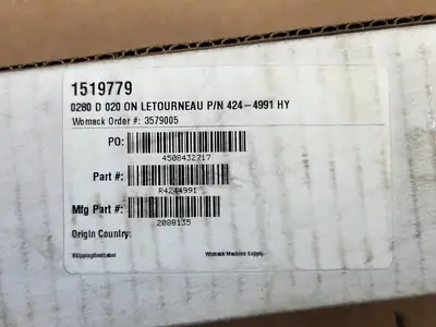 NEW LETOURNEAU R4244991
