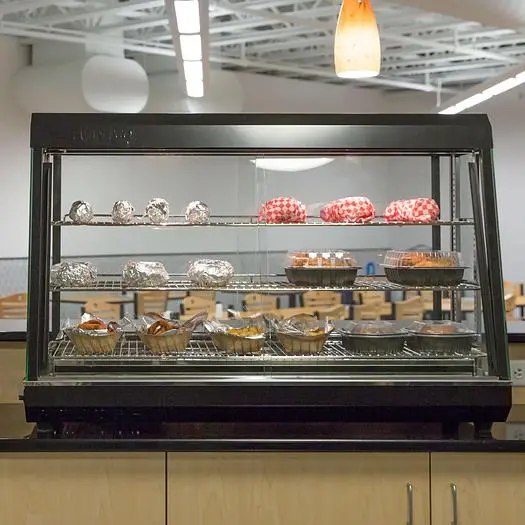 48" Self Service 3 Shelf Countertop Heated Display Warmer