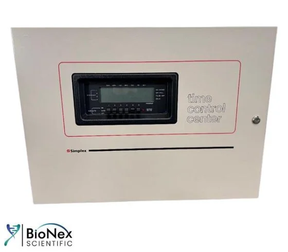 Used SIMPLEX (SIMPLEXTIMERECORDER COMPANY) 6400 MASTER TIME CONTROL CENTER Industrial Controls New Jersey US | Bionex Scientific LLC #800353