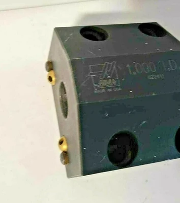 Haas 1.000" Boring Bar Holder 1" ID CNC Lathe Tool Block