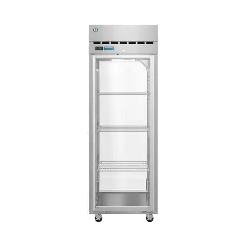 Hoshizaki PT1A-FG-FG Steelheart 27 1/2" One Section Pass Thru Refrigerator - (2) Right Hinge Glass Doors, 115v