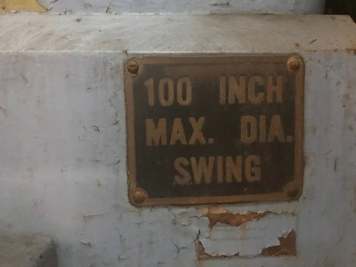 34"/100" AXELSON Sliding Gap Bed Lathe