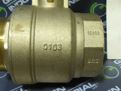 Midland 2" Male x Female Brass Full Port Ball Valve 2-11-1/2 NPT Surplus