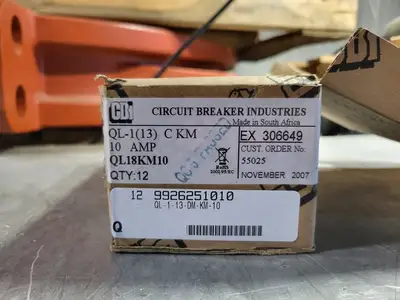 NEW 2007 CIRCUIT BREAKER INDUSTRIES QL18KM10