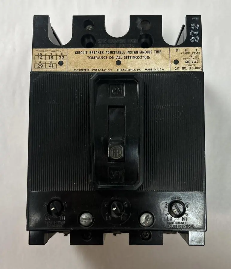 Used ITE EF3-A005 Miscellaneous Equipment (Electrical & Power) Ohio US | Surplus Asset Holdings #1747382