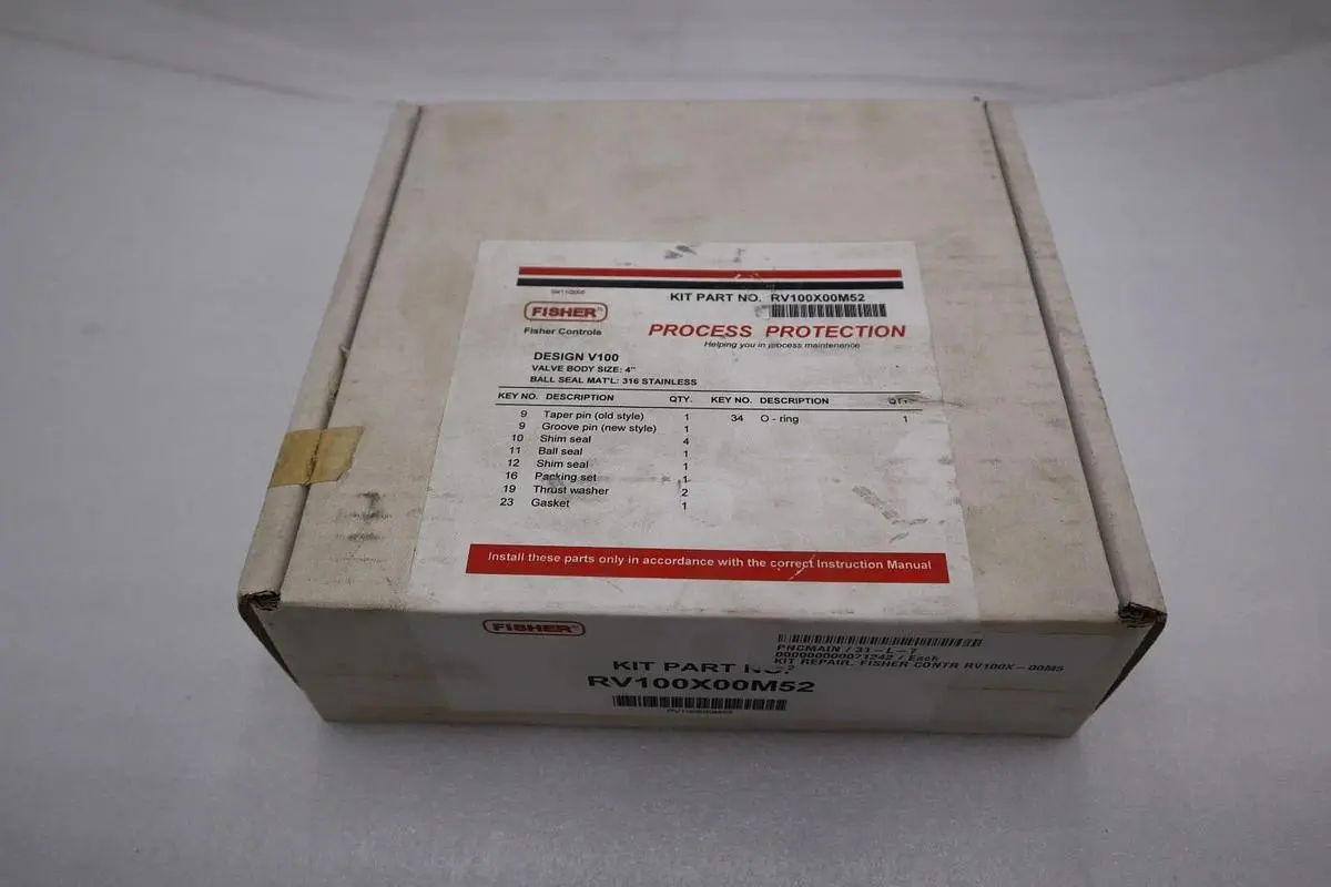 FISHER RV100X00M52 REPAIR KIT NSMP - STOCK GF258A