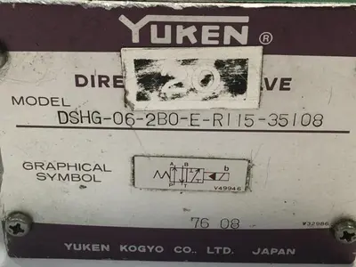 USED YUKEN DSHG-06-2B0-E-R115-35108