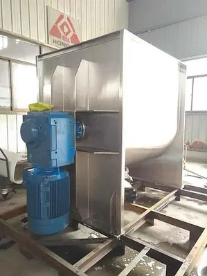 New 75 Cubic Foot Stainless Steel Ribbon Mixer, 15 HP #5512898