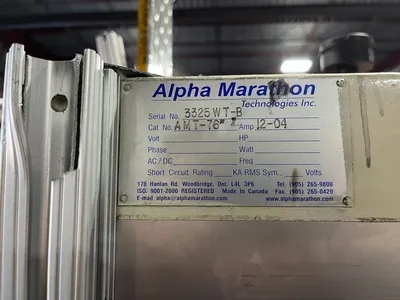 2004 ALPHA MARATHON Single turret winder Winders, Single Turret | Mark One Machinery (2)