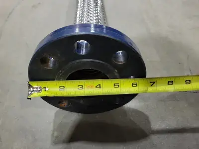 2" x 47" Class 300 Flexible Braided Metal Hose B16/5 SA/A105N/C21