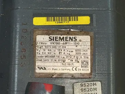 Used SIEMENS 1FK70835AF711EH3 Motors (misc) Ohio US | HGR 24 #1279368