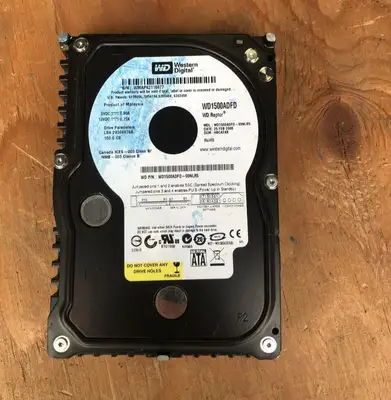 USED WESTERN DIGITAL RAPTOR WD1500ADFD-00NLR5