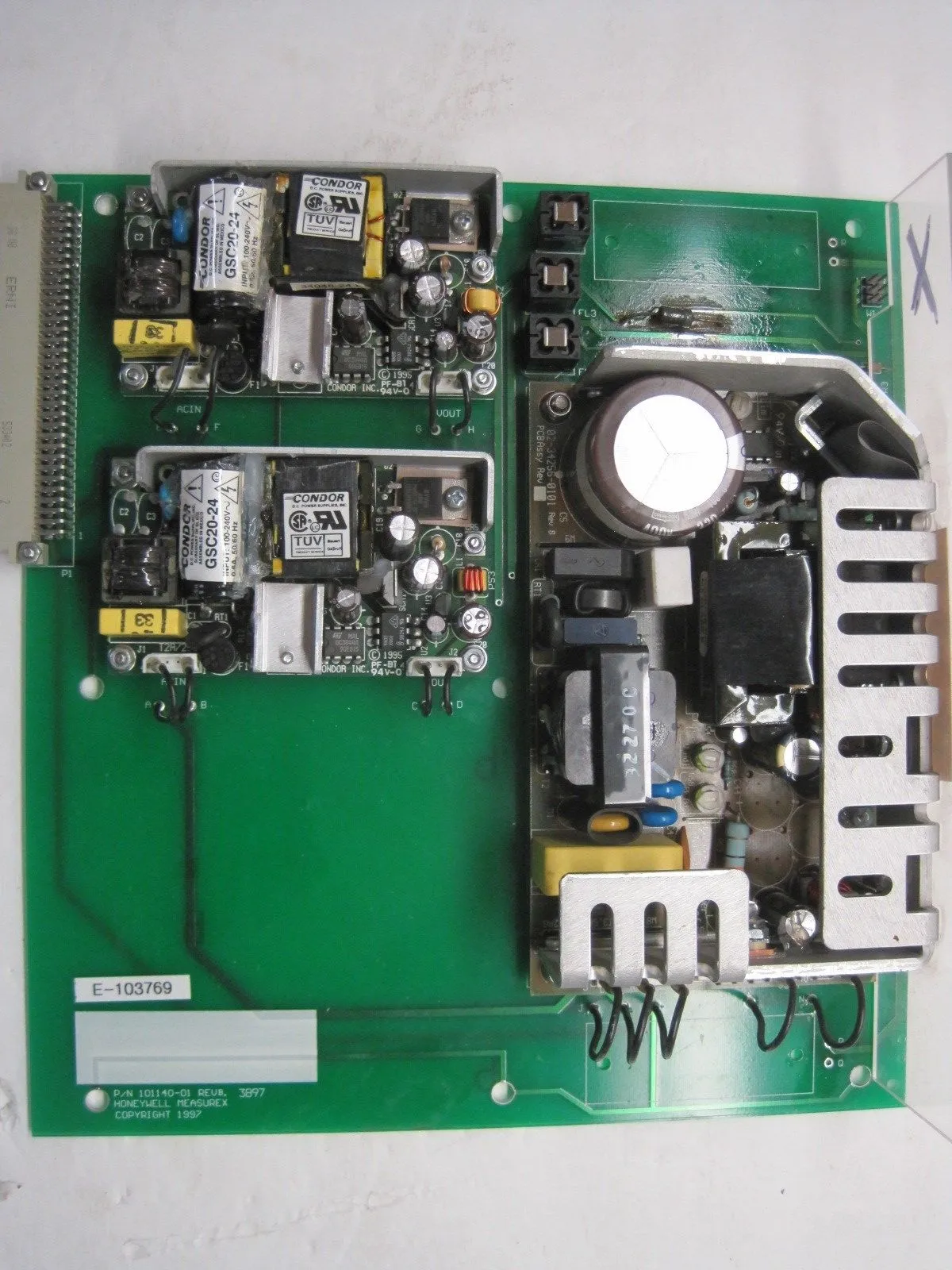 USED HONEYWELL MEASUREX 101140-01 PC BOARD 10114001