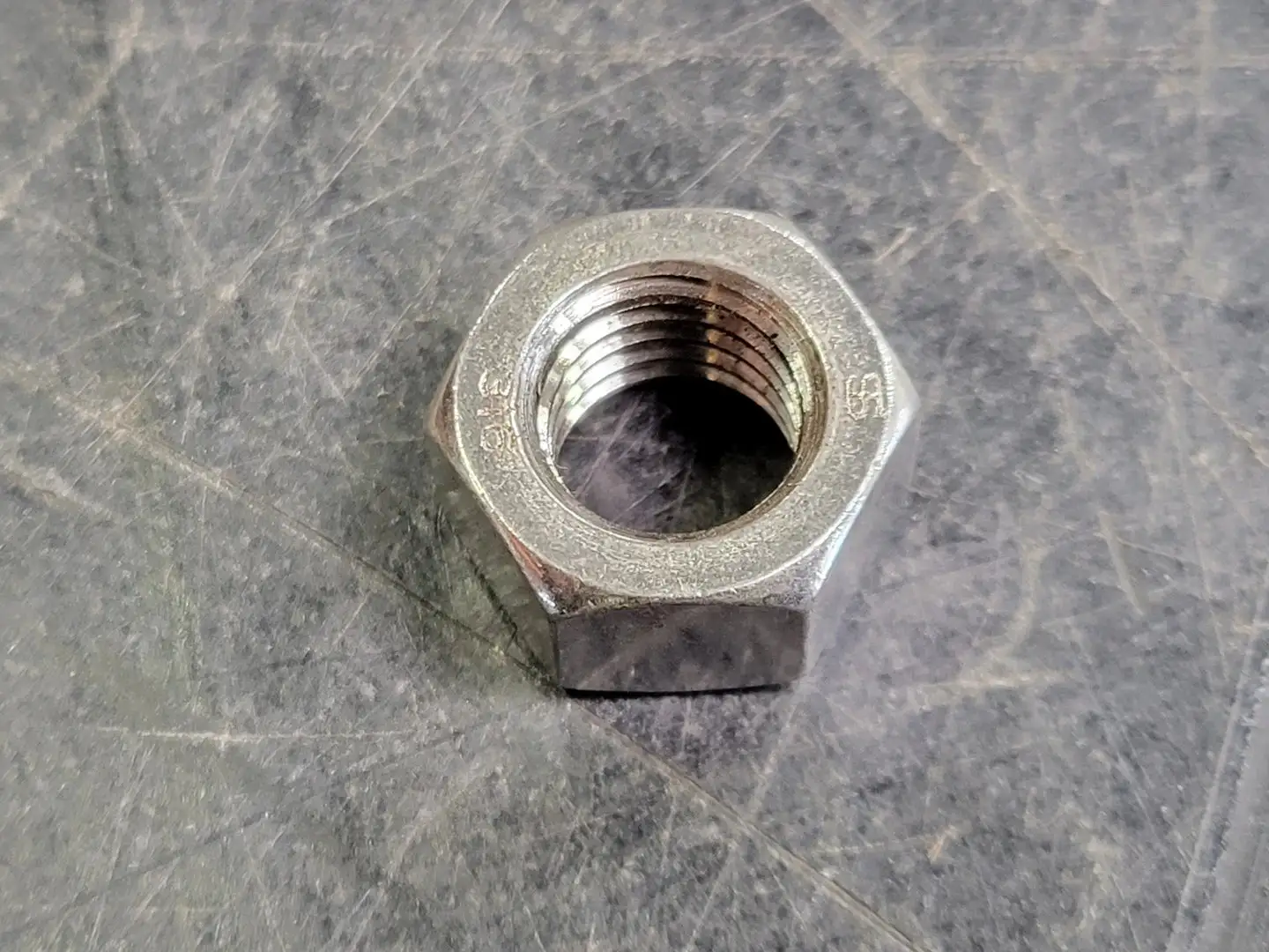 1/2" 316SS Hex Nut (Bag of 279)