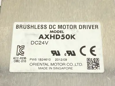 USED ORIENTAL MOTOR BRUSHLESS DC MOTOR DRIVER 24VDC