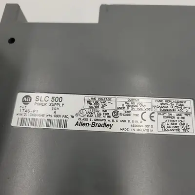Used ALLEN-BRADLEY ALLEN BRADLEY SLC 500 POWER SUPPLY 1746-P1 SER A Power Supplies | ND Industrial Surplus #1217951