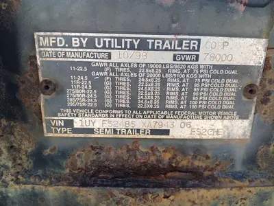 Used 1998 UTILITY FLATBED Flatbed Trailers Florida US | Proxy Equipment #1381374