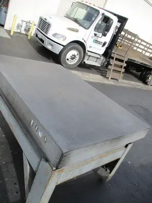 36" x 60" Granite Surface Combustion Plate w/ stand