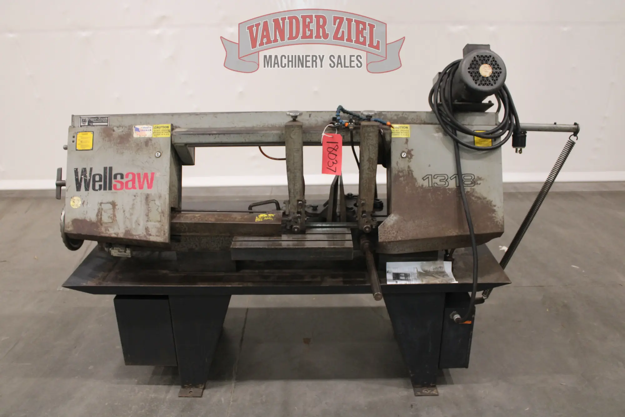 Used WELLSAW 1318 Horizontal Band Saws Michigan US | Vander Ziel Machinery Sales #1293569