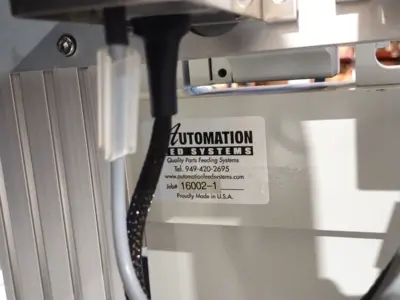 USED AUTOMATION FEED SYSTEMS VIBRATORY FEEDER BOWLS, 16002-1