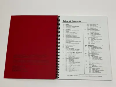 USED SOUTHWESTERN INDUSTRIES SAFETY, INSTALLATION, MAINTENANCE, SERVICE & PARTS LIST MANUAL