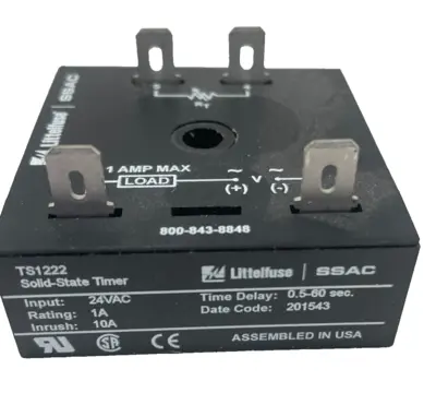 NEW LITTELFUSE SSAC TS1222 TIME DELAY RELAY