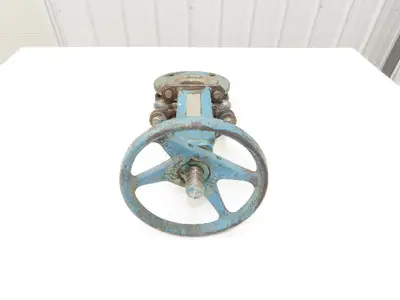 DeZurik 828 3" Knife Gate Valve Lug Style Rising Stem 316SS Disc Rubber Seat