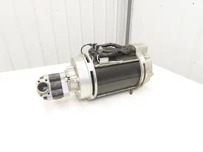 Hyster 8813389 Forklift Hydraulic Motor 48V & Pump 8811653 Removed From E80XN