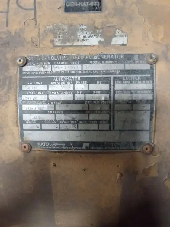 Used KATO 1030 - 68036111 1 Synchronous Alternators Texas US | Apollo Electric #1514476
