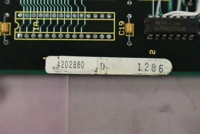 USED USED DELTA ELECTRONICS DELTA BENDIX SYSTEMS BOARD 12MHZ PROCESSOR 4202860 D