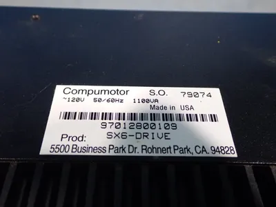 Used PARKER COMPUMOTOR SX6DRIVE Motor Controllers Ohio US | HGR 24 #878580
