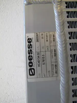 USED KAESER OIL COOLER