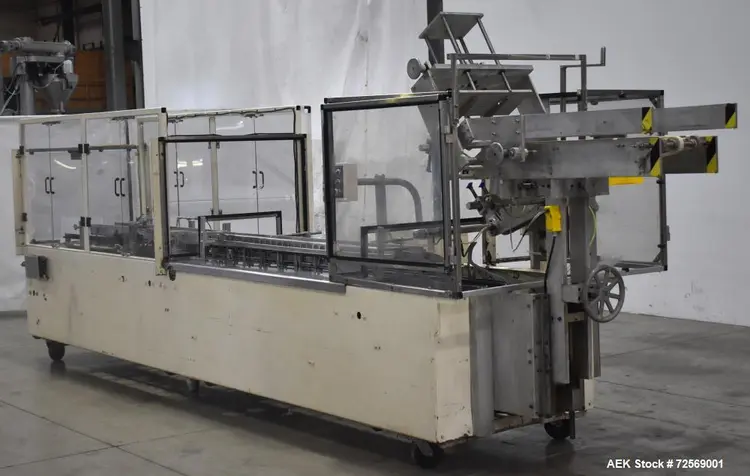 Used ADCO 15E60EC Cartoners Horizontal Load - Semi Auto Manual Load Illinois US | Aaron Equipment #87026
