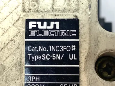 Used Fuji Electric Contactor 3P 150A 600VAC 1NC3FO PLC Contactors Michigan US | Maverick Industrial Sales #1400782