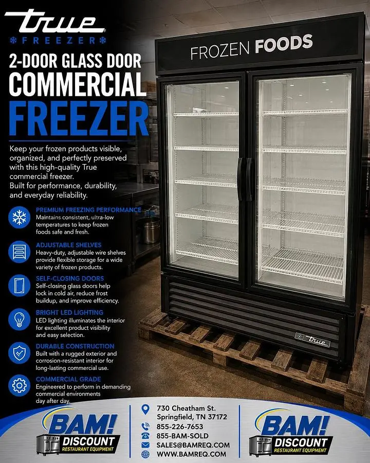 Used TRUE GDM - 49F - HC TSL01 Display Freezers Tennessee US | BAM Discount Restaurant Equipment #1397941