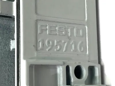 Used Festo Valve Terminal End Plate, Aluminum 195716 LOT OF 2 Parts (Hydraulics and Pneumatics) Michigan US | Maverick Industrial Sales #1502368