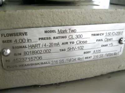 NEW Flowserve Mark Two